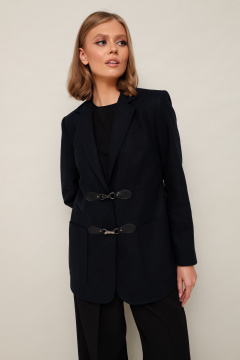 Жакет деловой полуприлегающий из текстиля на осень PUR PUR 11-318/1 - фото 2