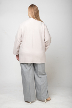 Жакет-кардиган из трикотажа с накладными карманами Shymoda 423-24 - фото 4