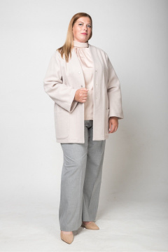 Жакет-кардиган из трикотажа с накладными карманами Shymoda 423-24 - фото 3