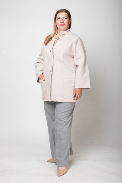 Жакет-кардиган из трикотажа с накладными карманами Shymoda 423-24 - фото 2