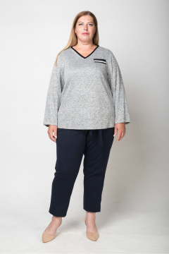 Брюки прямого силуэта с зауженной линией книзу Shymoda 357-24 - фото 1