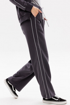 Брюки в стиле casual с контрастными кантом и карманами GO F2081/30-03. 164-170 - фото 1