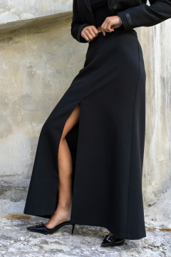 Костюм с укороченным кроп-жакетом и макси юбкой SILVERSPICE S-1420 - фото 3