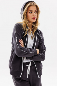 Костюм-спортивный худи и брюки с логотипом и капюшоном GO F3081/30-03. 164-170 - фото 4