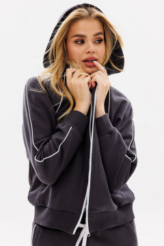 Спортивный костюм с двойным капюшоном и логотипом GO F3081/30-03. 170-176 - фото 3