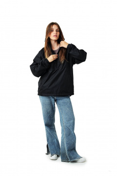 Зеленый демисезонный анорак из дюспо с капюшоном и утеплителем MT.Style 249761166 - фото 5