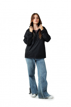 Зеленый демисезонный анорак из дюспо с капюшоном и утеплителем MT.Style 249761166 - фото 4