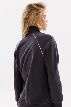 Джемпер спортивный из хлопка с вышивкой и карманами GO F4082/30-03. 164-170 - фото 4