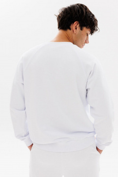 Свитшот спортивный с дизайнерской печатью из хлопка GO M4083/01-01. 182-188 - фото 3