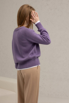 Свободные брюки из ткани с боковыми карманами Romgil РТ0037-ПЭ2 соломенный - фото 4