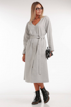 Платье рубашка свободного силуэта с карманами Your size 2233 - фото 3