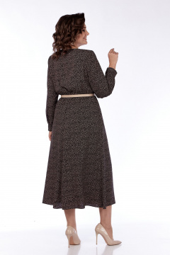 Нарядное платье из плательной ткани с пуговицами и ремнём Jurimex 3176 - фото 2