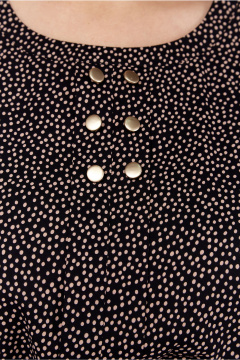 Нарядное платье из плательной ткани с пуговицами и ремнём Jurimex 3176 - фото 4