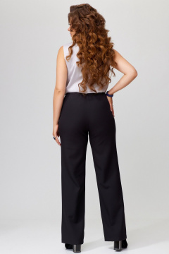 Брючные классические брюки из текстильной ткани Fita 20261 черный - фото 5