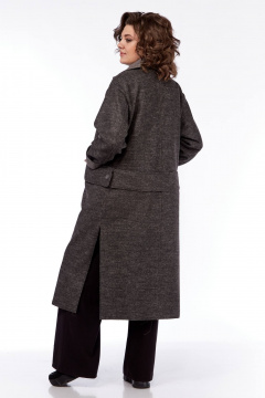 Демисезонное пальто с поясом и карманами Диомант 2008 - фото 2