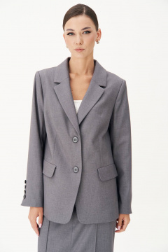 Классический жакет расширенного силуэта с клапаном Fantazia Mod 4868 - фото 1