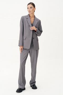 Классический жакет расширенного силуэта с клапаном Fantazia Mod 4868 - фото 3