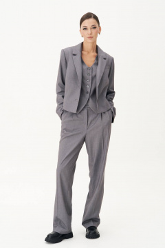 Классический жилет с фигурным бортом и V-образным вырезом Fantazia Mod 4878 - фото 4