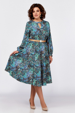 Платье на каждый день с нагрудными вытачками и поясом Swallow 775 - фото 5