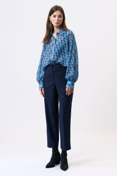 Демисезонные брюки с карманами из текстиля Art Ribbon M1071_2B - фото 1