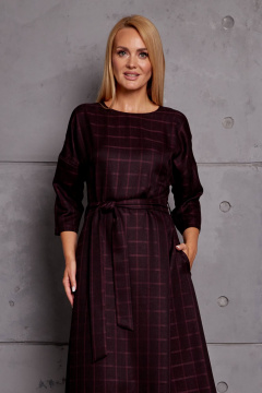 Деловое платье из плательной ткани с карманами и молнией Azzara 947 - фото 2