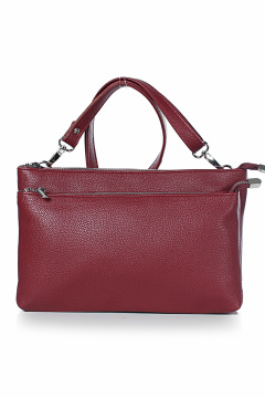 Красная сумка из экокожи с двумя отделениями и ремнем Galanteya 51423.24с490к45 красный_т. - фото 2