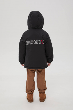 Черная куртка на синтепоне для мальчика Bell Bimbo 243308 черный - фото 4