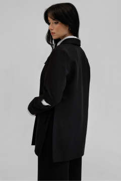 Демисезонный женский жакет с карманами и ремнем JRSy 2497 - фото 4