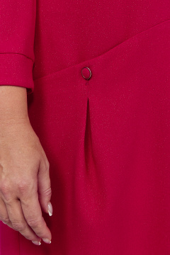 На каждый день платье из плательной ткани с блеском Algranda А4005-3 - фото 2