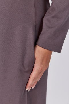 Платье приталенное из трикотажа миди с асимметричными карманами Algranda А4011-3 - фото 2