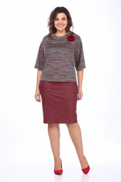 Блуза Klever 394-1 мультиколор - фото 1