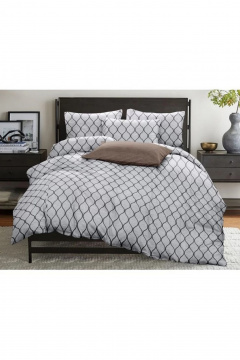 Наволочка, пододеяльник, простыня СонМаркет Бязь Марокко светлый Евро - фото 1