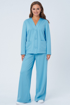 Демисезонный комплект из трикотажа: жакет и брюки Angelina & Сo 1142 - фото 3