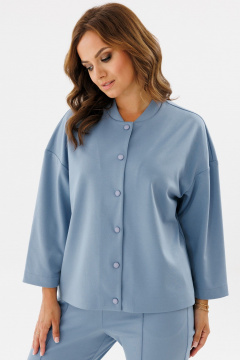 Демисезонный спорт-шик брючный комплект из трикотажа Angelina & Сo 1146 - фото 3