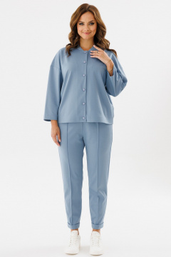 Демисезонный спорт-шик брючный комплект из трикотажа Angelina & Сo 1146 - фото 1