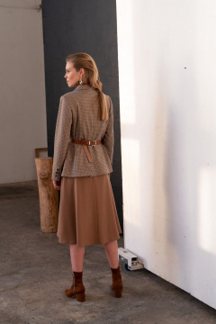 Юбка из костюмной ткани с застежкой в среднем шве AG Green G372/8 - фото 3