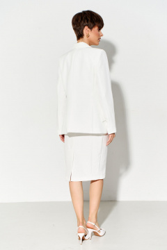 Жакет с прорезными карманами и классическим воротником FOXY FOX 1620 молочный - фото 3