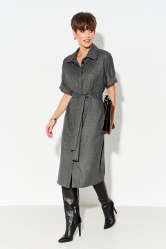 Платье-рубашка полуприлегающего силуэта из натуральной ткани FOXY FOX 1666 - фото 5