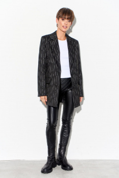 Жакет свободного кроя из костюмной ткани с карманами FOXY FOX 1667 - фото 5