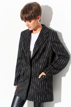 Жакет свободного кроя из костюмной ткани с карманами FOXY FOX 1667 - фото 3