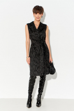 Платье-рубашка двубортное из плательной ткани с поясом FOXY FOX 1668 - фото 3