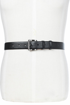 Ремень из натуральной кожи на каждый день Galanteya 22324.24с850к45 2р черный - фото 5