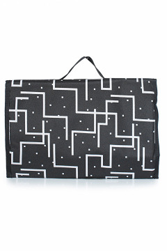 Несессер текстильный черный с объемным дизайном Galanteya 9407.24с716к45 черно-белый - фото 3