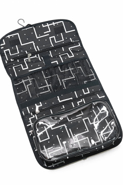 Несессер текстильный черный с объемным дизайном Galanteya 9407.24с716к45 черно-белый - фото 5