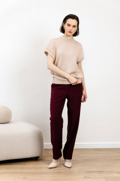 Демисезонный жилет oversize из вязаной пряжи Romgil РВ0096-ШЕ5 светлый_опаловый - фото 1