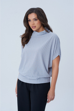 Блуза oversize с вырезом лодочка и рукавом ¾ AXXA 141 В - фото 2