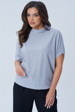 Блуза oversize с вырезом лодочка и рукавом ¾ AXXA 141 В - фото 1