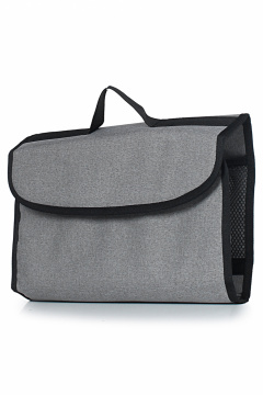 Несессер из текстиля на каждый день серого цвета Galanteya 9407.24с714к45 серый_св. - фото 1
