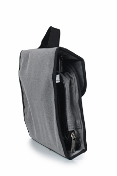 Несессер из текстиля на каждый день серого цвета Galanteya 9407.24с714к45 серый_св. - фото 4