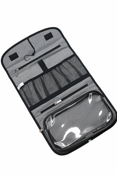 Несессер из текстиля на каждый день серого цвета Galanteya 9407.24с714к45 серый_св. - фото 5